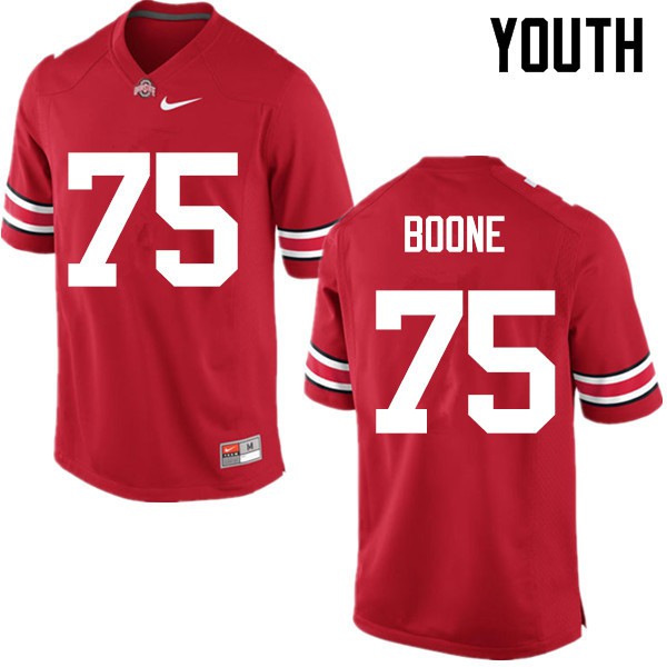 Ohio State Buckeyes #75 Alex Boone Youth Official Jersey Red
